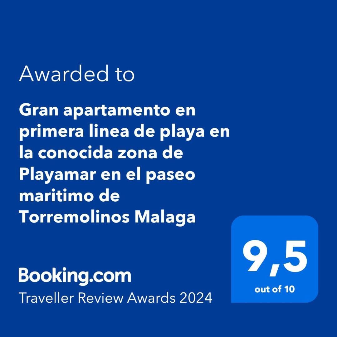 Exclusive Beachfront Apartment Torremolinos - Pool - Paddle - Tenis - Wifi - Central Aircon מראה חיצוני תמונה